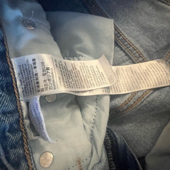 Levi's Light XL Flood Jeans sz 29 - Picture 7 of 9